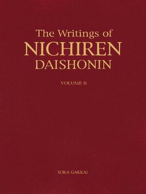cover image of The Writings of Nichiren Daishonin, Volume 2